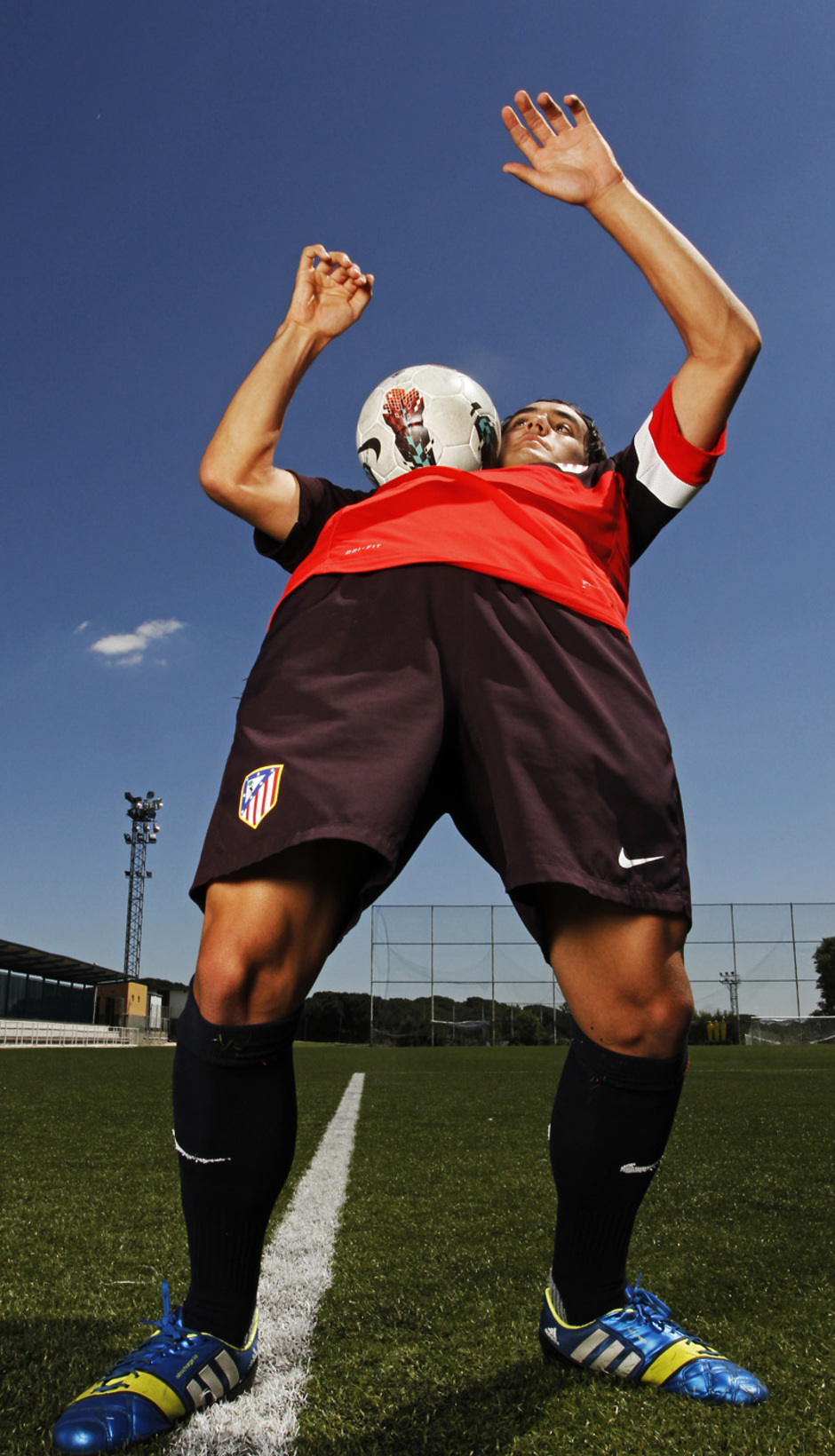 Borja Martínez, jugador del Atlético de Madrid Juvenil DH